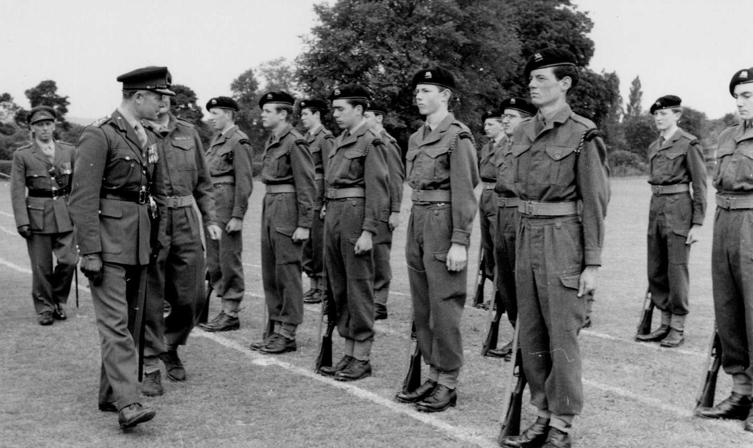 A CCF inspection from 1961. Were you among the ranks?