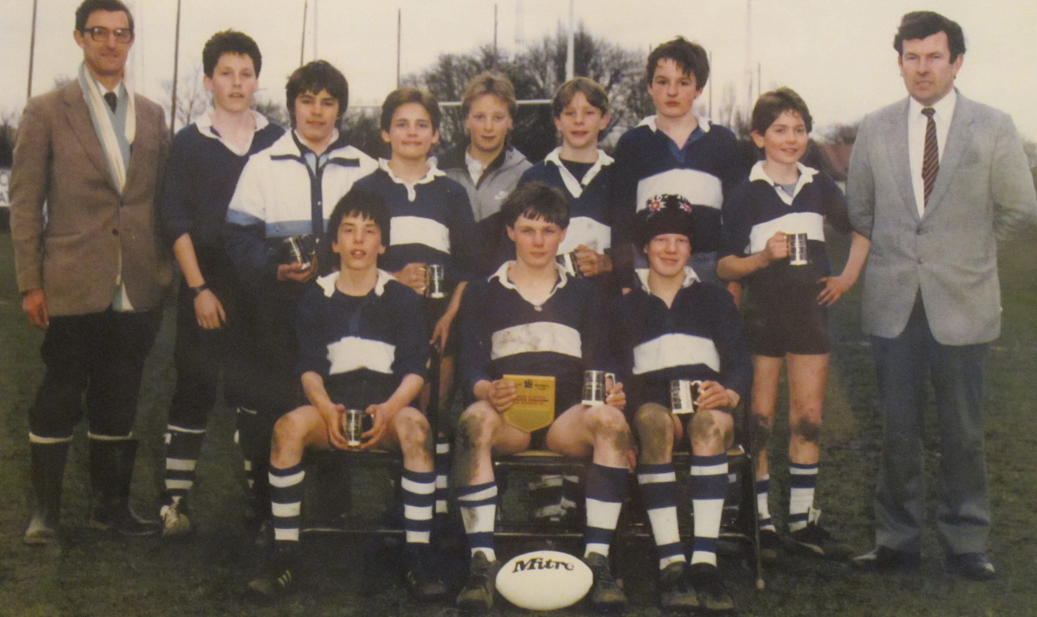 Class of '91 rugby team, but what year was it taken?
