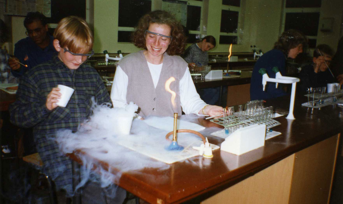 Science experiment - year unknown