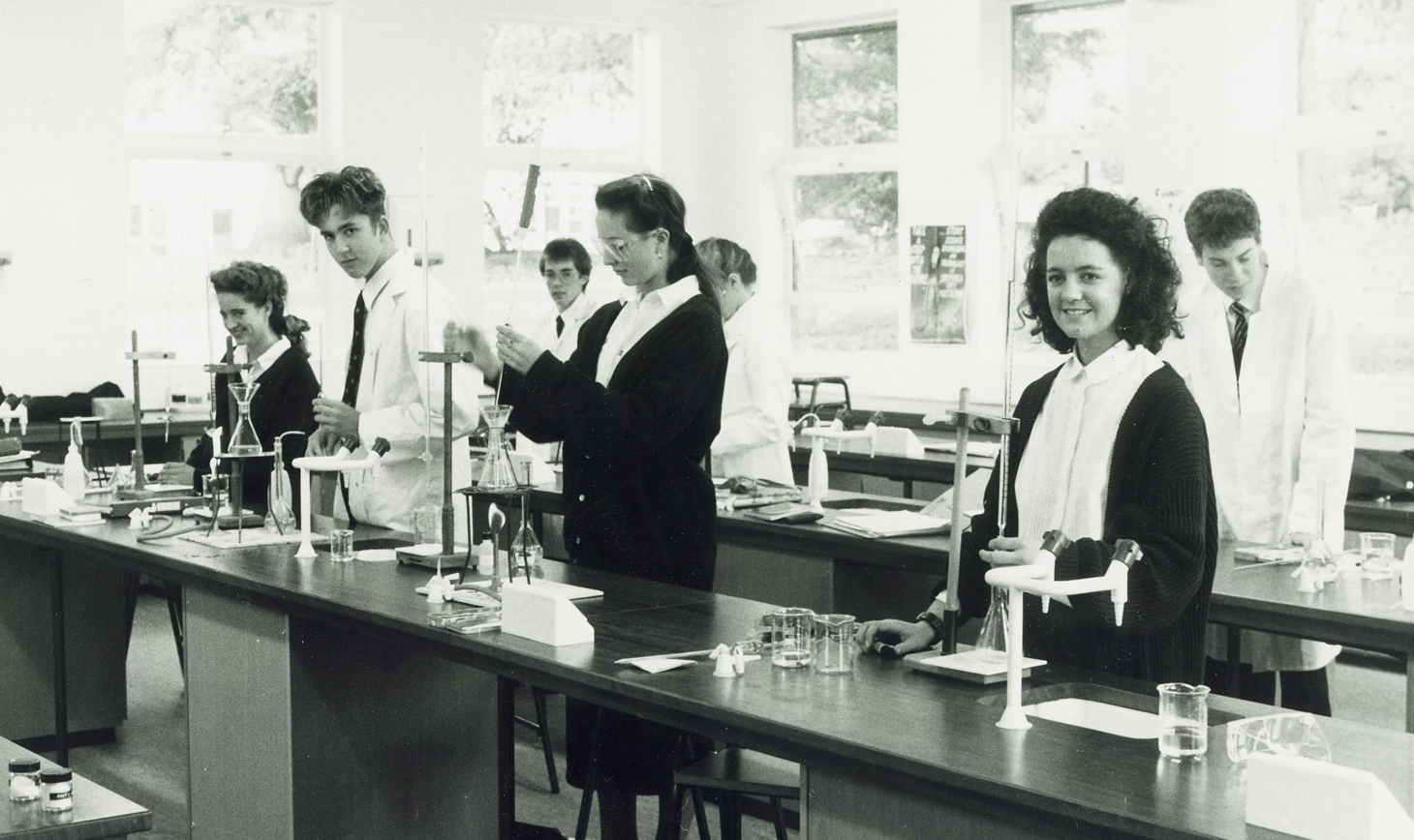 Who remembers the 'new' science block opening in 1989?